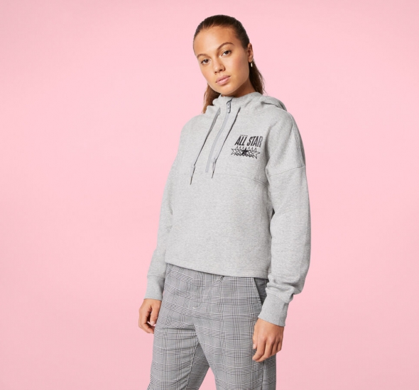 All Star Cropped Hoodie | Shop Converse Sale Women - Click Image to Close