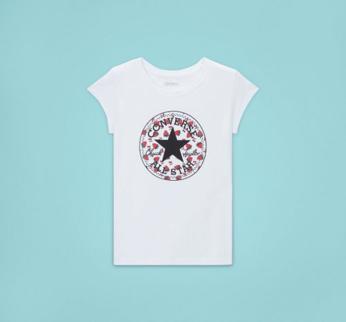 Berry Print Chuck Taylor Patch Short Sleeve Tee | Shop Converse Kids CLOTHING & ACCESSORIES
