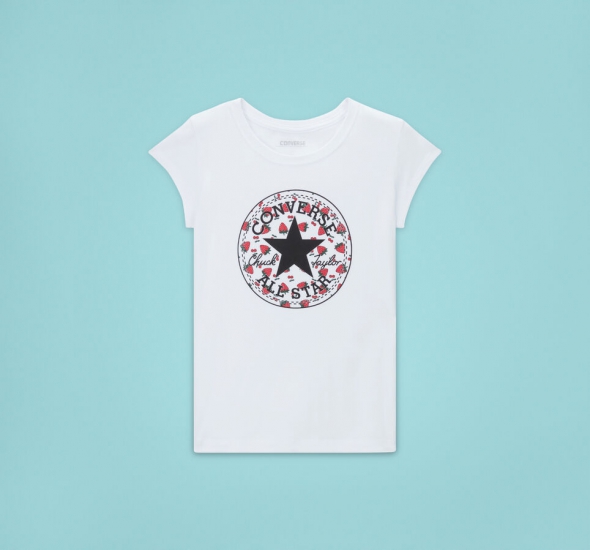 Berry Print Chuck Taylor Patch Short Sleeve Tee | Shop Converse Kids CLOTHING & ACCESSORIES - Click Image to Close