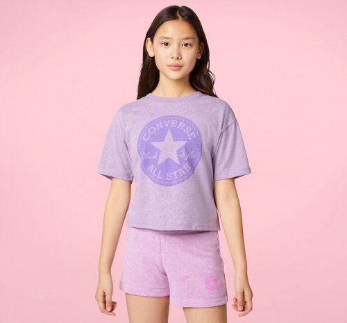 Overdye Chuck Patch Boxy Tulip Tee | Shop Converse Kids CLOTHING & ACCESSORIES
