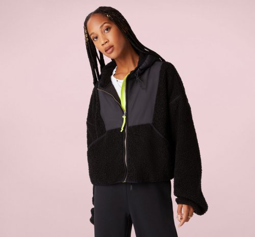 Sherpa Full Zip | Shop Converse Women CLOTHING