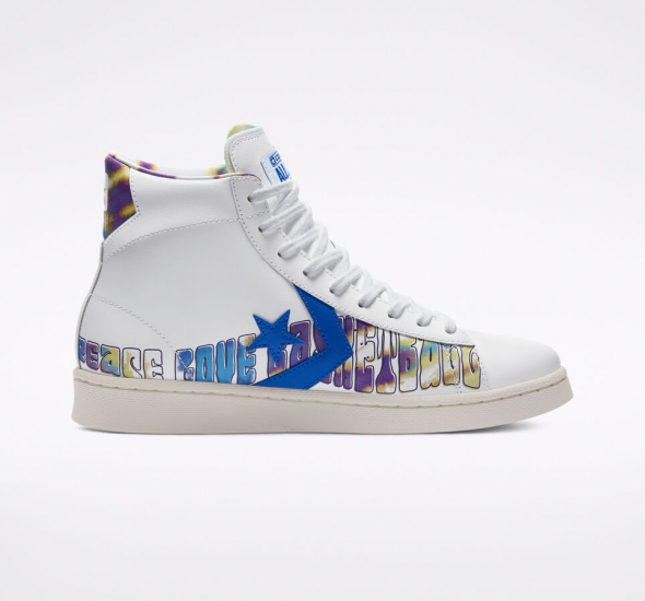 Pro Leather "Peace Love Basketball" | Shop Converse Men SHOES - Click Image to Close