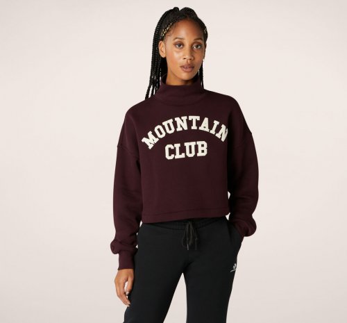 Mountain Club Cropped Turtleneck | Shop Converse Women CLOTHING