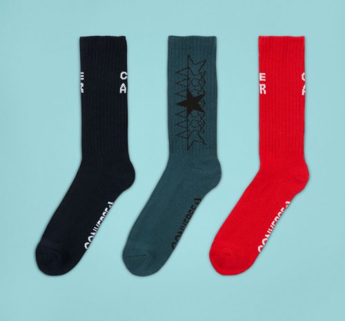 All Star Converse Crew 3-Pack Socks | Shop Converse Men ACCESSORIES