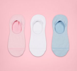 Microfiber Nylon Basic Liner 3-Pack Socks | Shop Converse Women ACCESSORIES