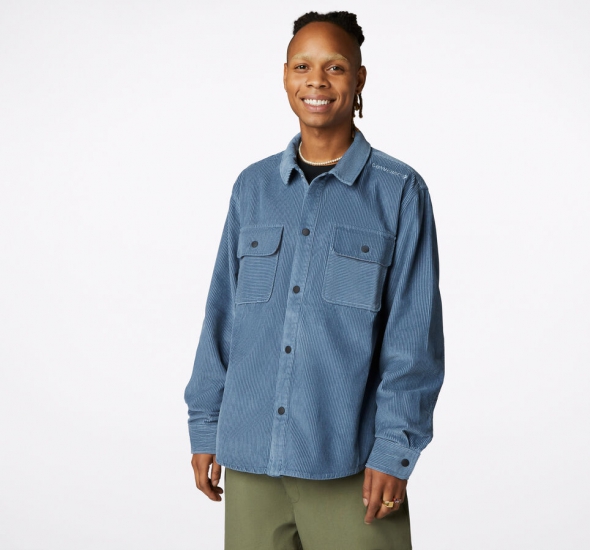 Buttonfront Shirt Jacket | Shop Converse Men CLOTHING - Click Image to Close