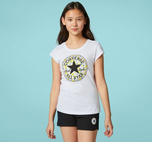 Lemon Print Chuck Taylor Patch Tee | Shop Converse Kids CLOTHING & ACCESSORIES