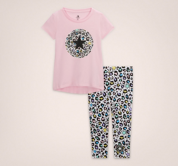 Leopard Chuck Taylor Patch Top & Leggings | Shop Converse Kids CLOTHING & ACCESSORIES - Click Image to Close
